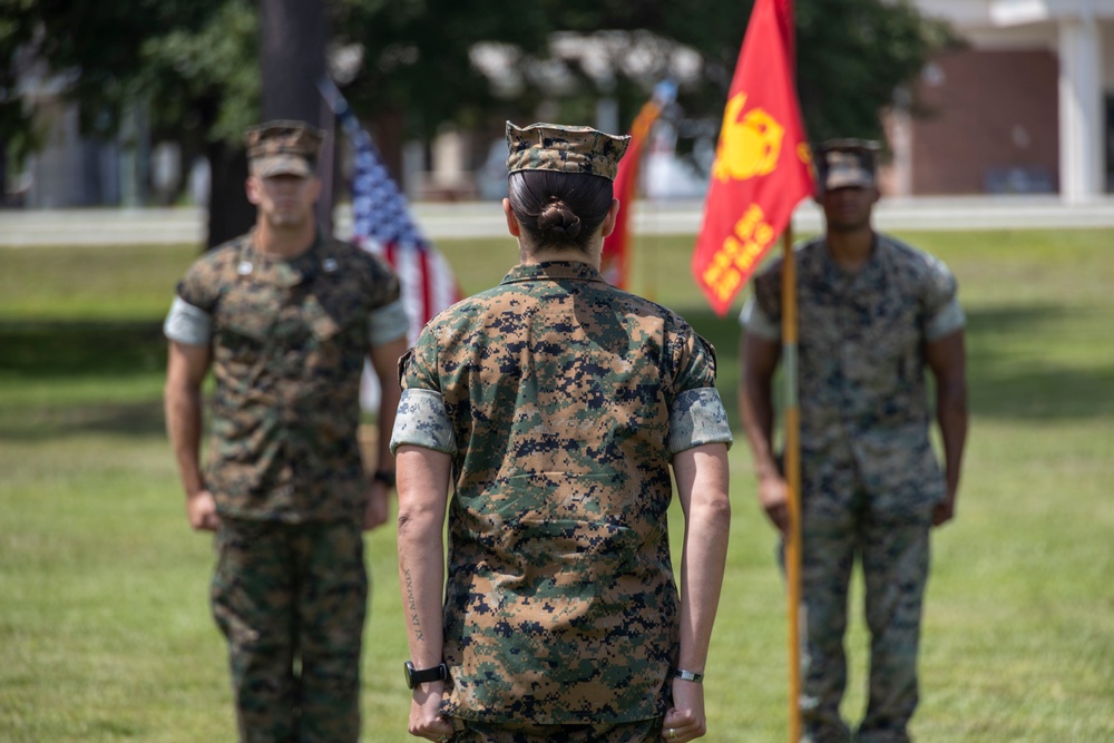 Communications Company, 2nd MLG, Change of Command Ceremony