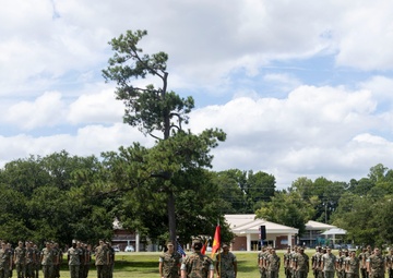 Communications Company, 2nd MLG, Change of Command Ceremony
