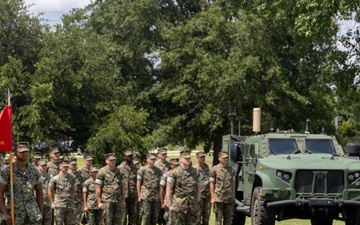 Communications Company, 2nd MLG, Change of Command Ceremony