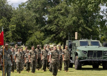 Communications Company, 2nd MLG, Change of Command Ceremony