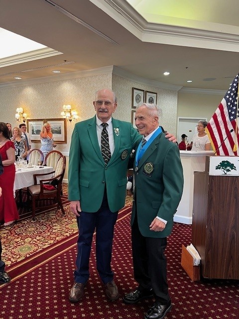 Retired U.S. Army Col. Frank Cohn's 100th birthday celebration