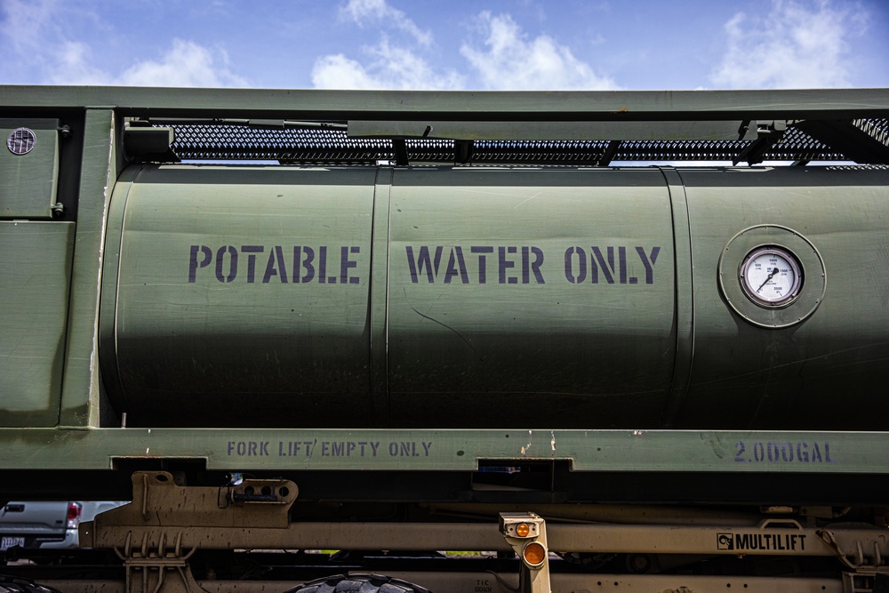 Puerto Rico National Guard Supports PRASA Water Distribution Operations