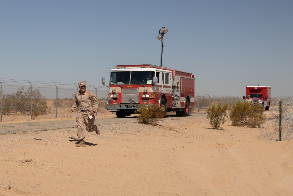 Joint casualty evacuation training