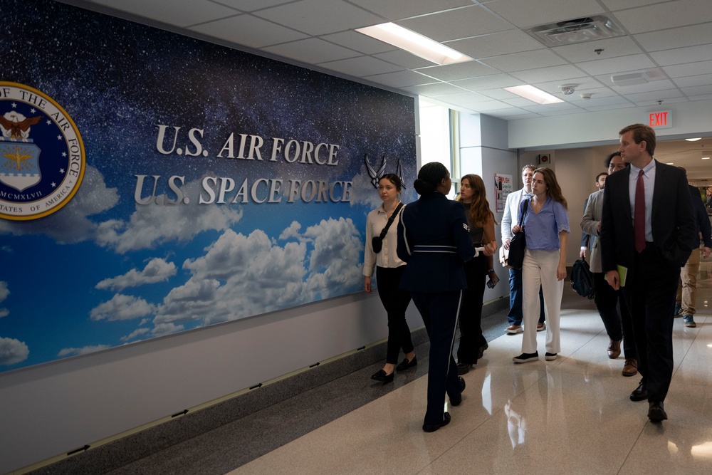 Students with the Partnership for Public Service Tour the Pentagon
