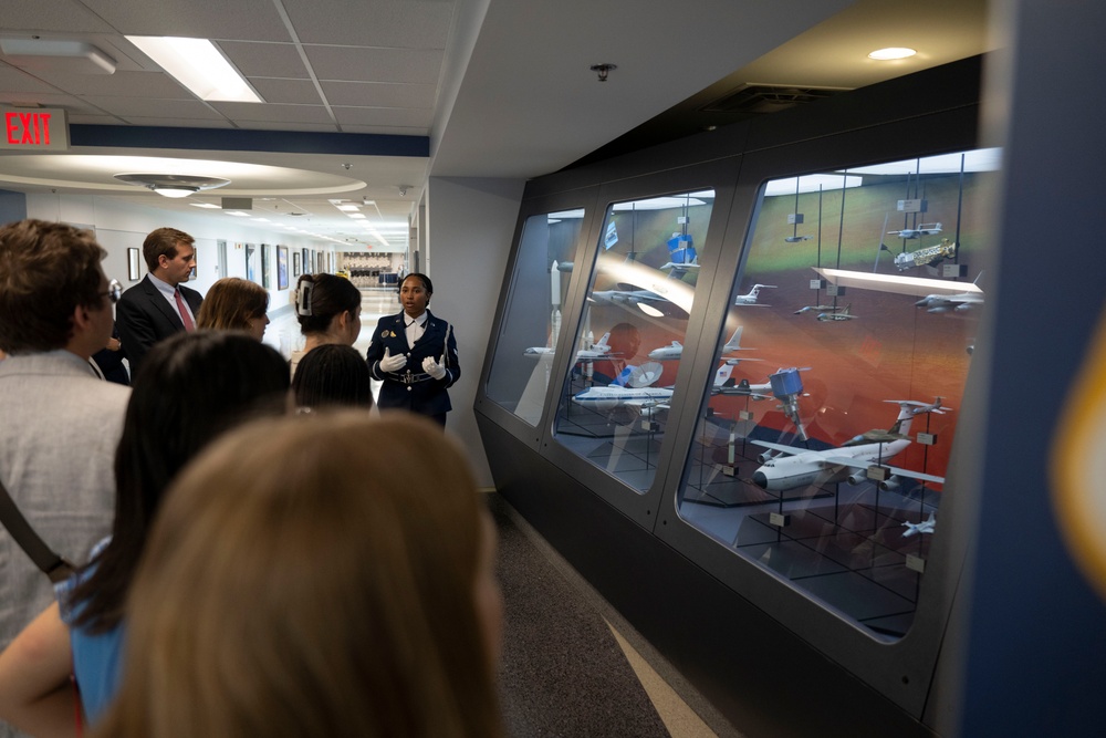 Students with the Partnership for Public Service Tour the Pentagon