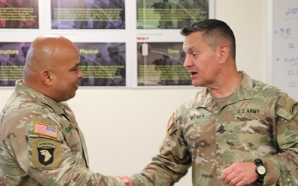 SMA Weimer engages with Puerto Rico Army National Guard, stresses readiness and unity