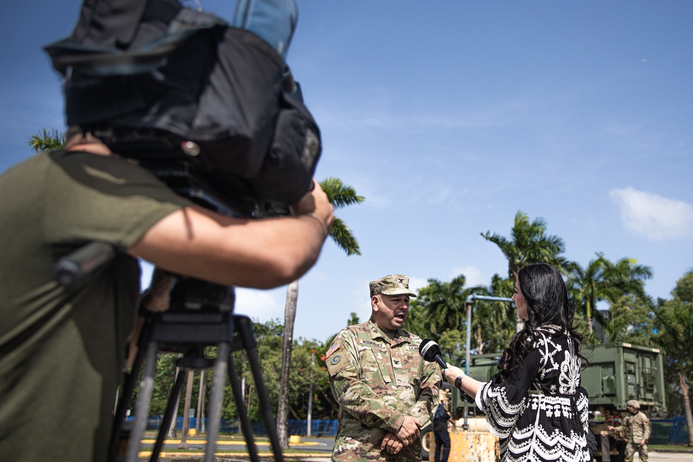 Puerto Rico National Guard Supports PRASA Water Distribution Operations