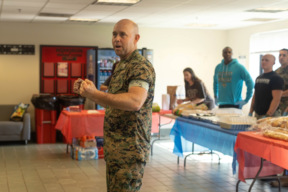 MCAS Beaufort Papa Barracks Feed the Barracks Night