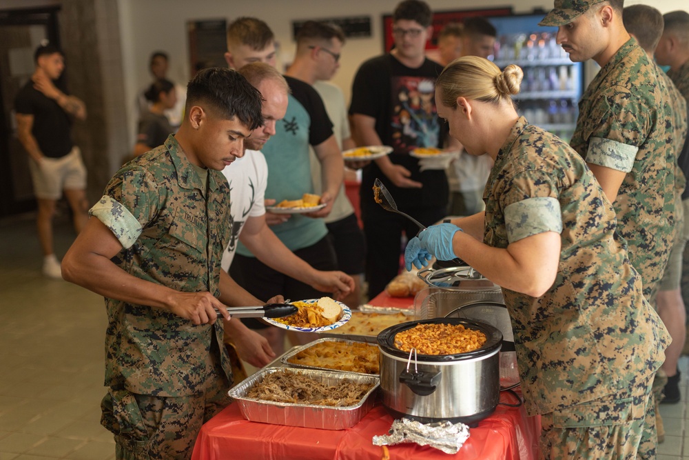 MCAS Beaufort Papa Barracks Feed the Barracks Night