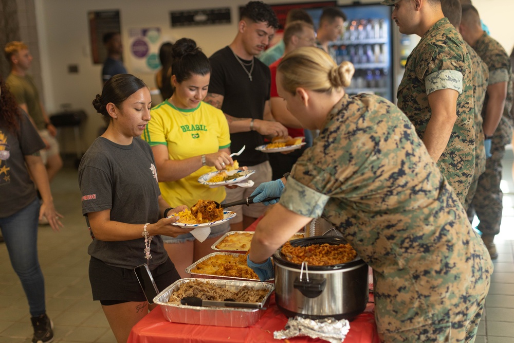 MCAS Beaufort Papa Barracks Feed the Barracks Night