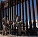 Marines reinforce Yuma border barrier
