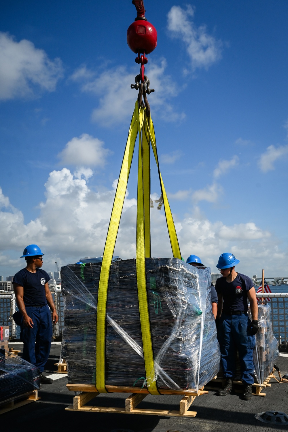 Coast Guard offloads more than $88 million in illicit drugs interdicted in the Eastern Pacific