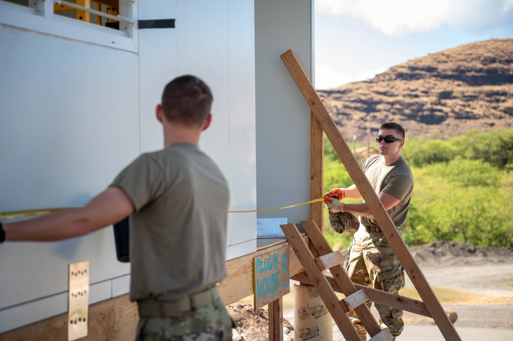 Airmen Measure Foundation for Housing Project
