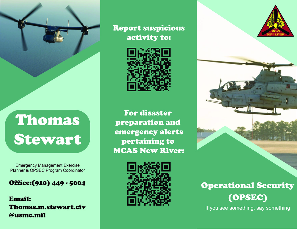 Operational Security Tri-fold Handout