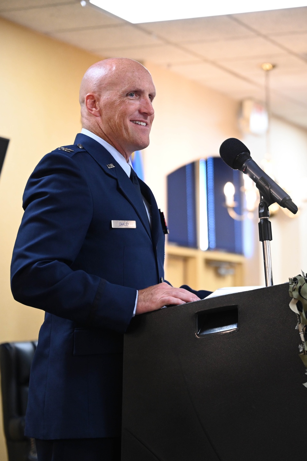 Col. Derek Oakley's retirement ceremony