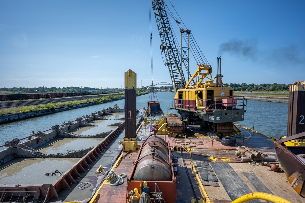 Dredging Ashtabula Harbor with the Buffalo District