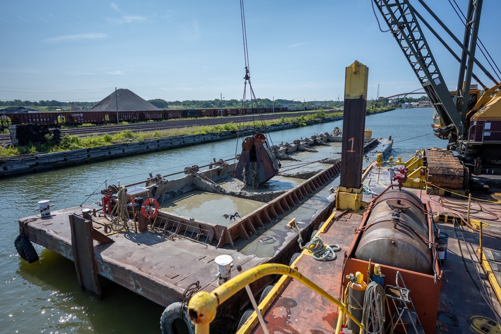 Dredging Ashtabula Harbor with the Buffalo District
