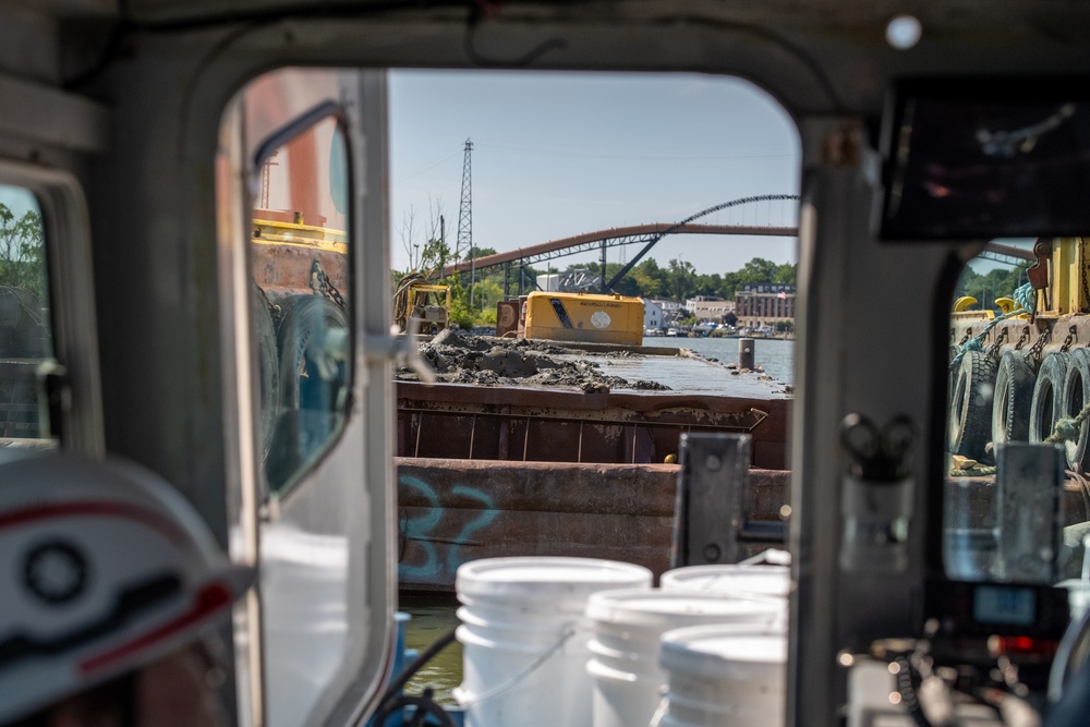 Dredging Ashtabula Harbor with the Buffalo District