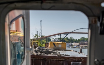 Dredging Ashtabula Harbor with the Buffalo District