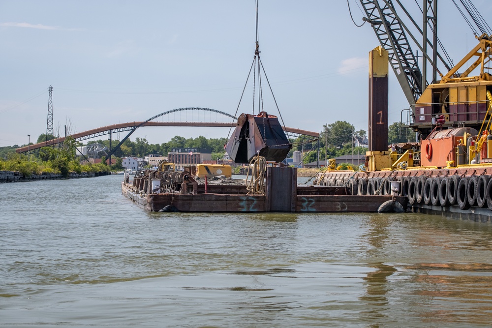 Dredging Ashtabula Harbor with the Buffalo District