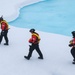 U.S. Coast Guard Cutter Healy conducts ice rescue training in Arctic Ocean