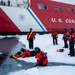 U.S. Coast Guard Cutter Healy conducts ice rescue training in Arctic Ocean
