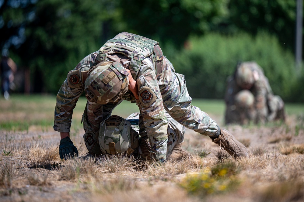 22nd Combat Air Base Squadron conducts Advanced Ready Training at Fairchild AFB