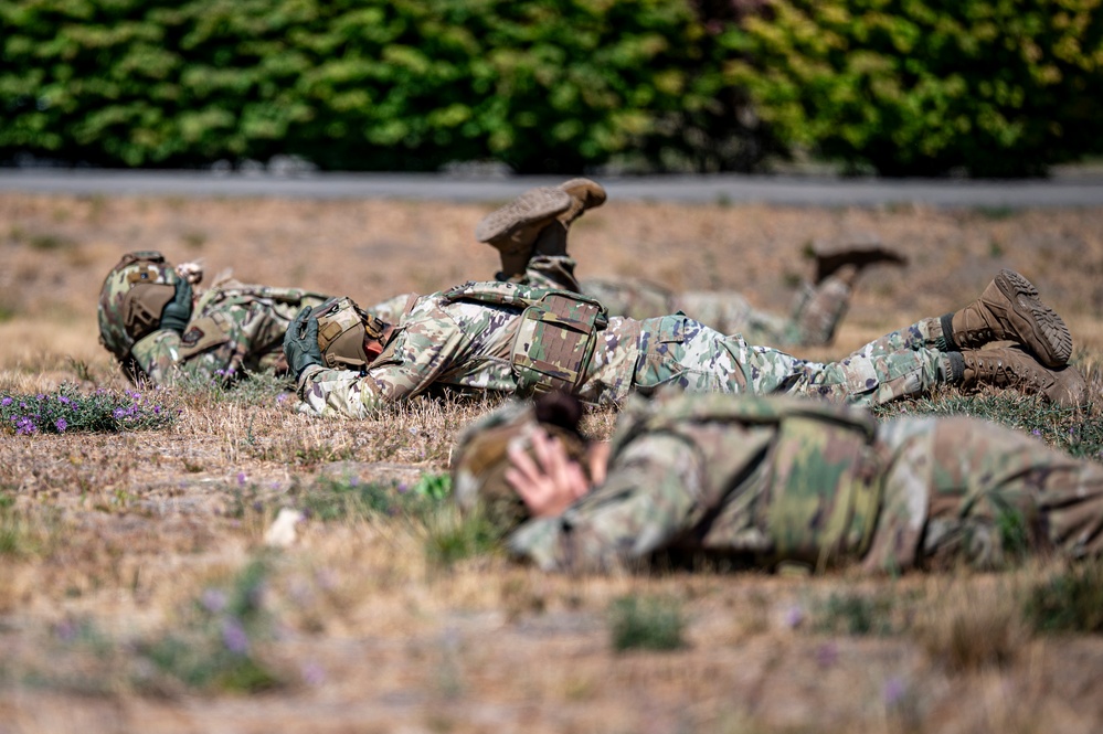 22nd Combat Air Base Squadron conducts Advanced Ready Training at Fairchild AFB