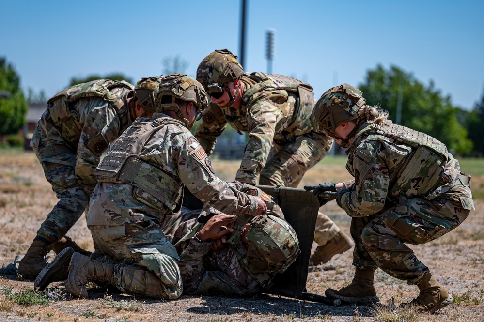 22nd Combat Air Base Squadron conducts Advanced Ready Training at Fairchild AFB
