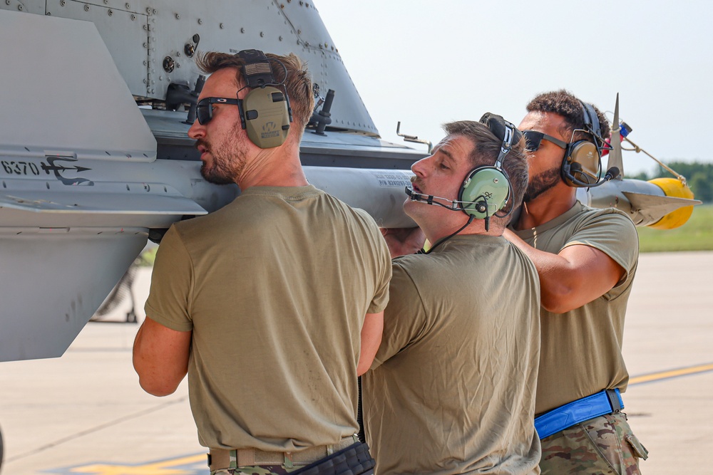 Weapons troops' arms race