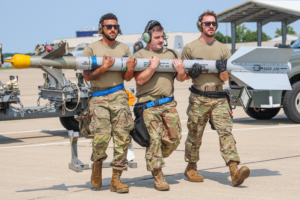 Weapons troops' arms race