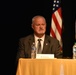 SMD COE Director Tim Bishop speaks at the Space and Missile Defense Acquisition Update Panel during the 2025 SMD Symposium