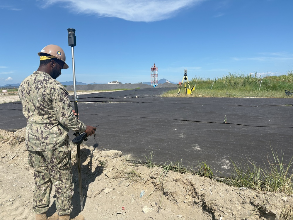 NMCB 4 Seabees in Iwakuni Cap Landfill