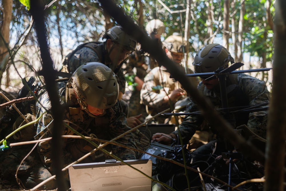 U.S. Marines with 1st Recon Bn. rehearse beach landings during Black Jack 25