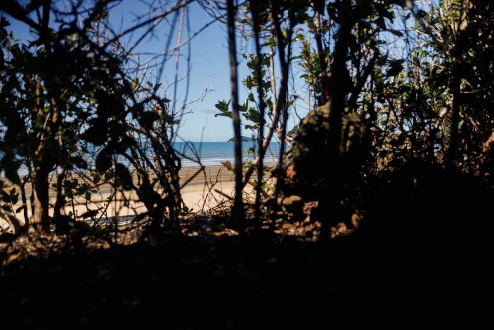 U.S. Marines with 1st Recon Bn. rehearse beach landings during Black Jack 25