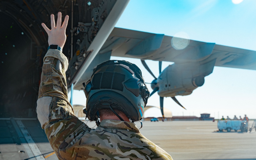The Royal Air Force supports joint mobility during Emerald Warrior 25.2