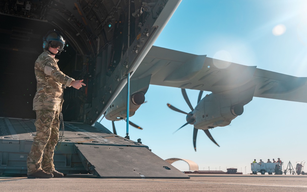 The Royal Air Force supports joint mobility during Emerald Warrior 25.2