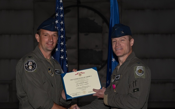 354th OG Change of Command