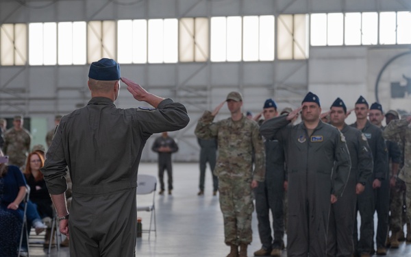 354th OG Change of Command