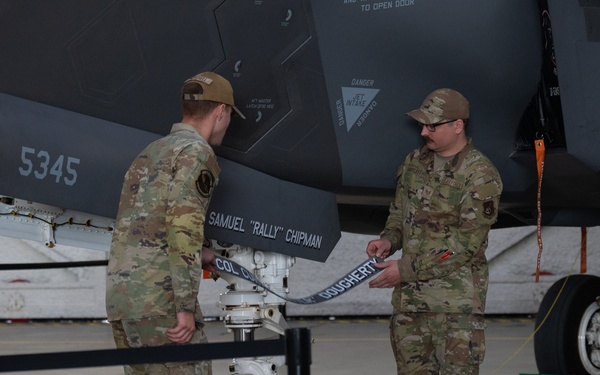 354th OG Change of Command