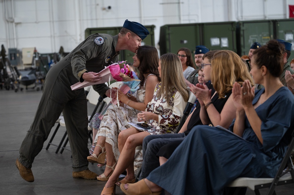 354th OG Change of Command