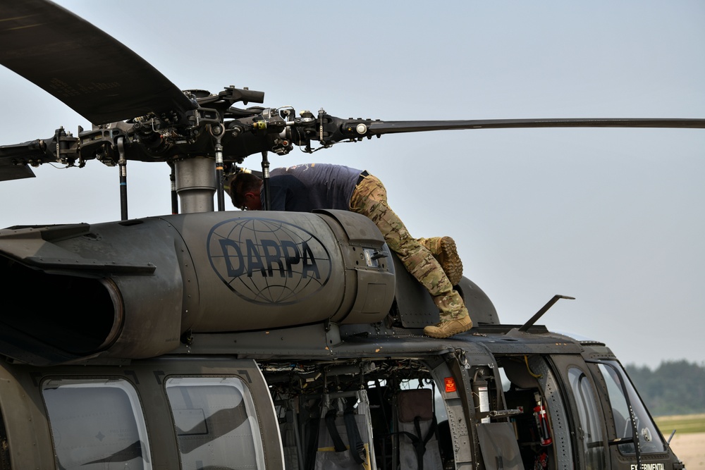 DARPA tests autonomous UH-60M Black Hawk at Northern Strike 25-2