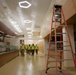 Marines Tour A New Dining Facility with the Officer in Charge of Construction