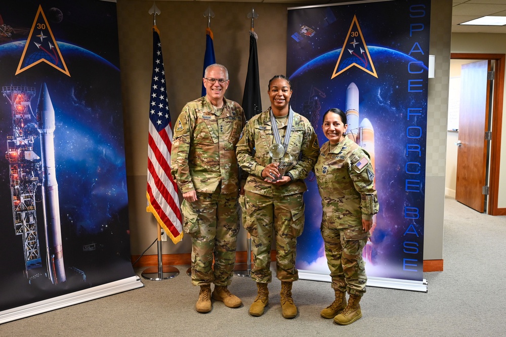 Lt. Gen. Garrant Visits Vandenberg