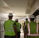 Marines Tour A New Dining Facility with the Officer in Charge of Construction