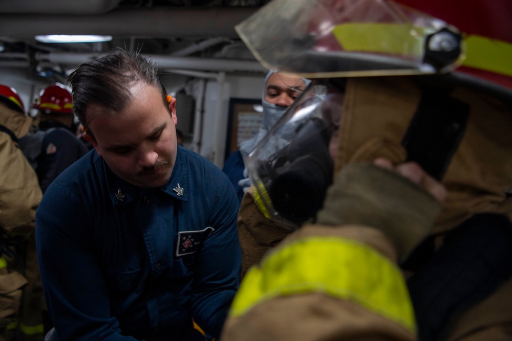 Makin Island Main Space Fire Drill