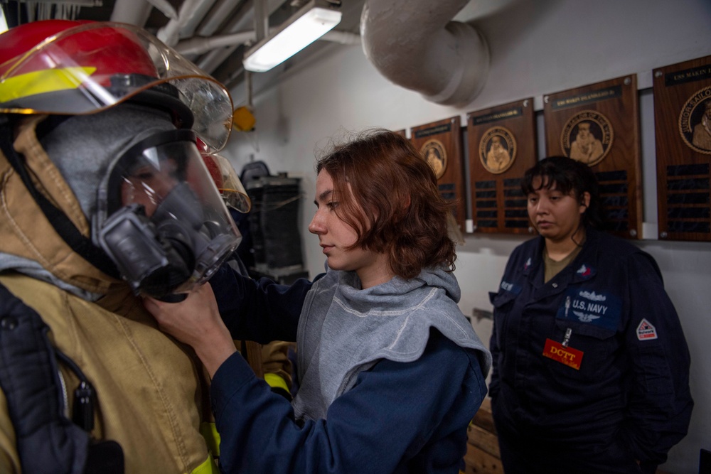 Makin Island Main Space Fire Drill
