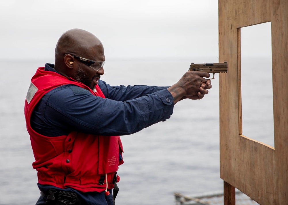 Makin Island M18 Service Pistol Requalification