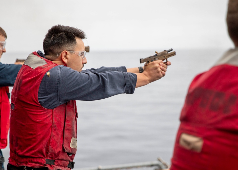 Makin Island M18 Service Pistol Requalification