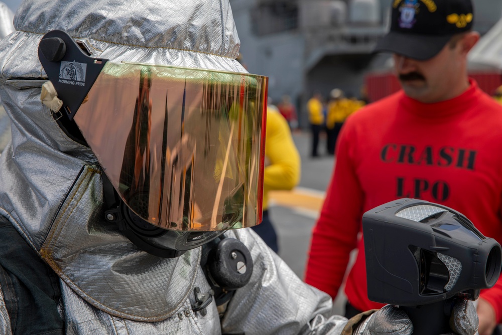 Makin Island Flight Deck Drills
